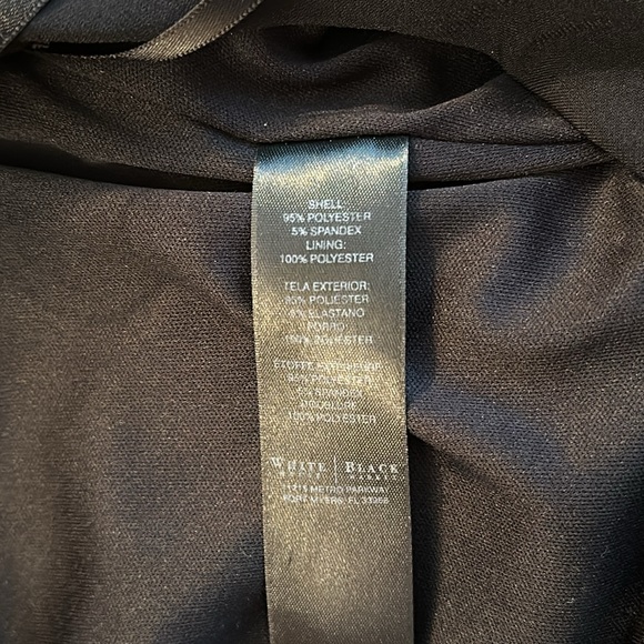 White House Black Market size 6 black jumpsuit. - Picture 11 of 12